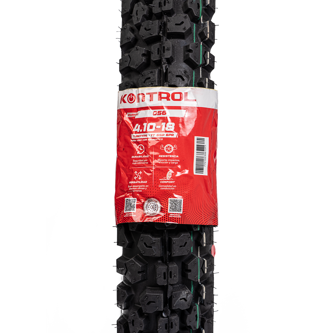 Llanta KONTROL 4.10-18 KNT056 Trasera Neumatico - Mundimotos