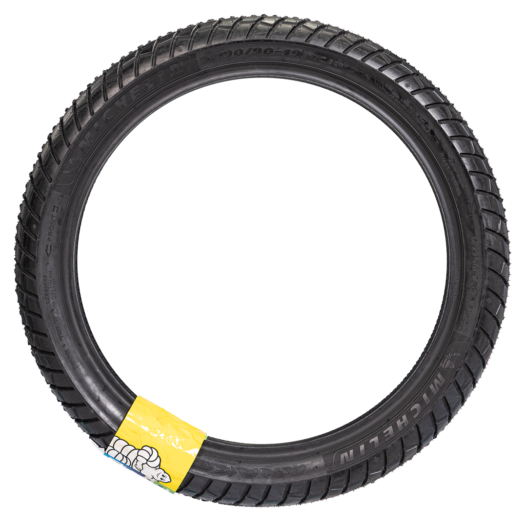 Llanta Michelin 90/90-19 ANAKEE STREET Delantera Trasera - Mundimotos