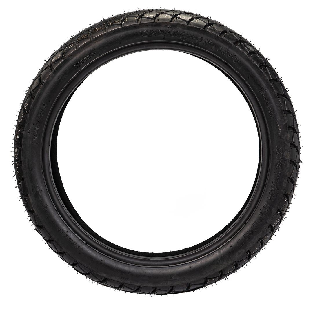 Llanta Queen Tire 120/80-17 MR106 Trasera Sellomatic - Mundimotos
