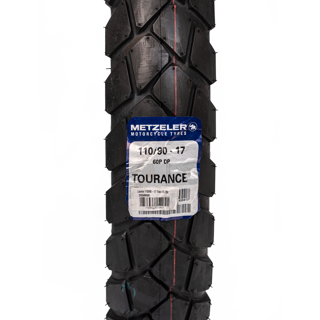 Llanta Metzeler 110/90-17 TOURANCE Trasera Neumatico - Mundimotos