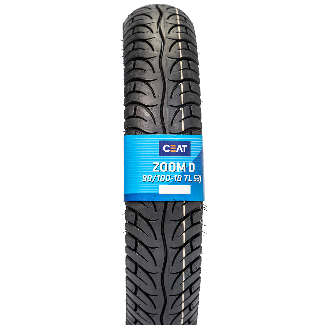 Llanta CEAT 090/100-10 ZOOM D Sellomatic - Mundimotos
