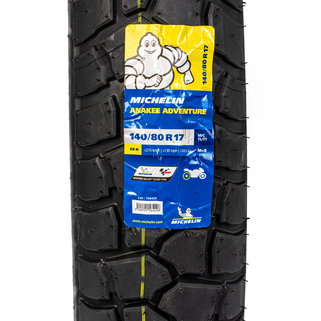 Llanta Michelin 140/80R-17 ANAKEE ADVENTURE Trasera Sellomatic