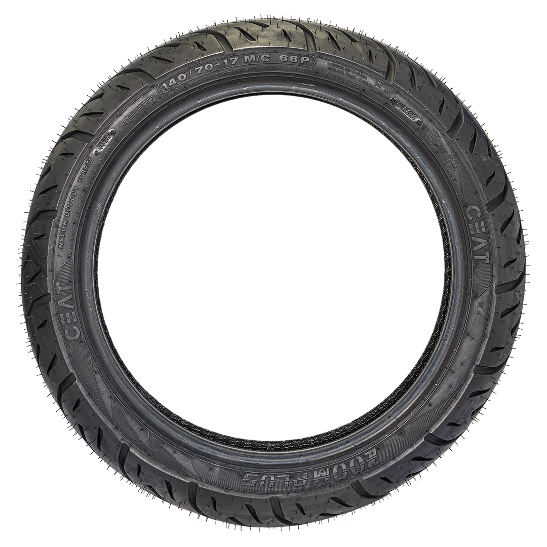 Llanta CEAT 140/70-17 ZOOM PLUS Trasera Sellomatic