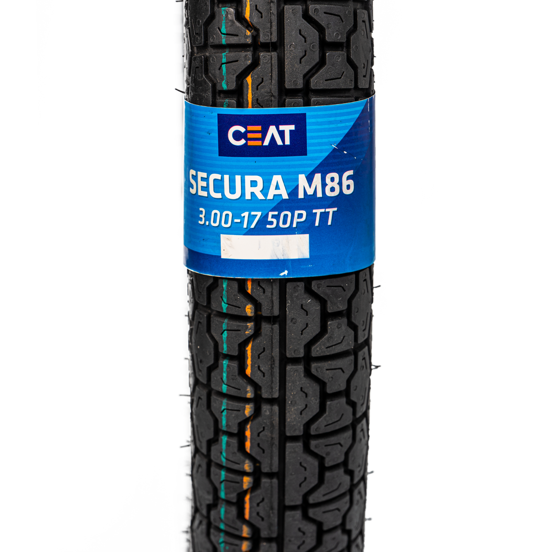Llanta CEAT 3.00-17 SECURA-M86 Trasera Neumatico