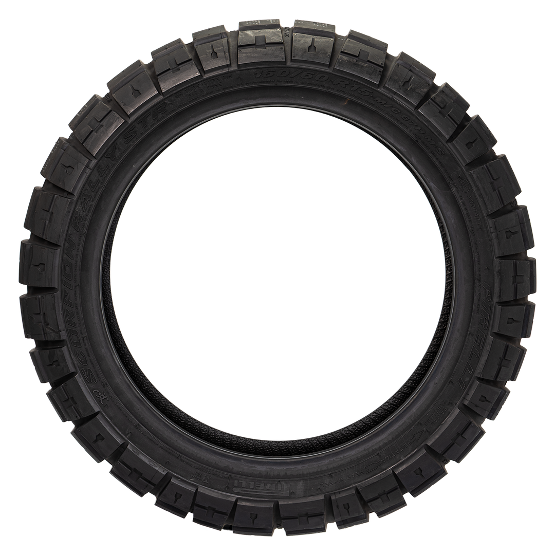 Llanta Pirelli 160/60R-15 SCORPION RALLY STR Trasera Sellomatic - Mundimotos