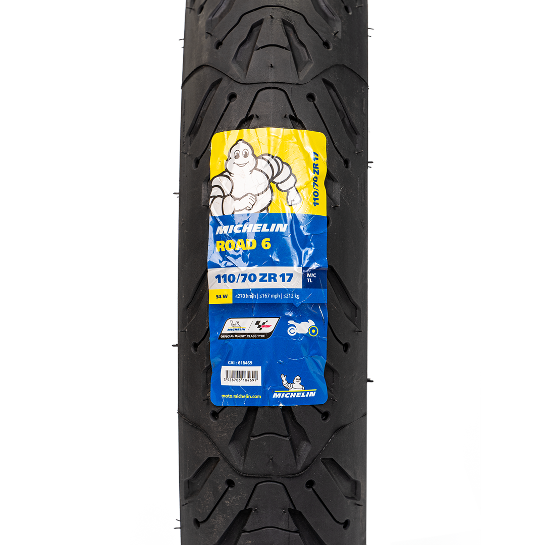 Llanta Michelin 110/70ZR-17 ROAD 6 Delantera Sellomatic - Mundimotos