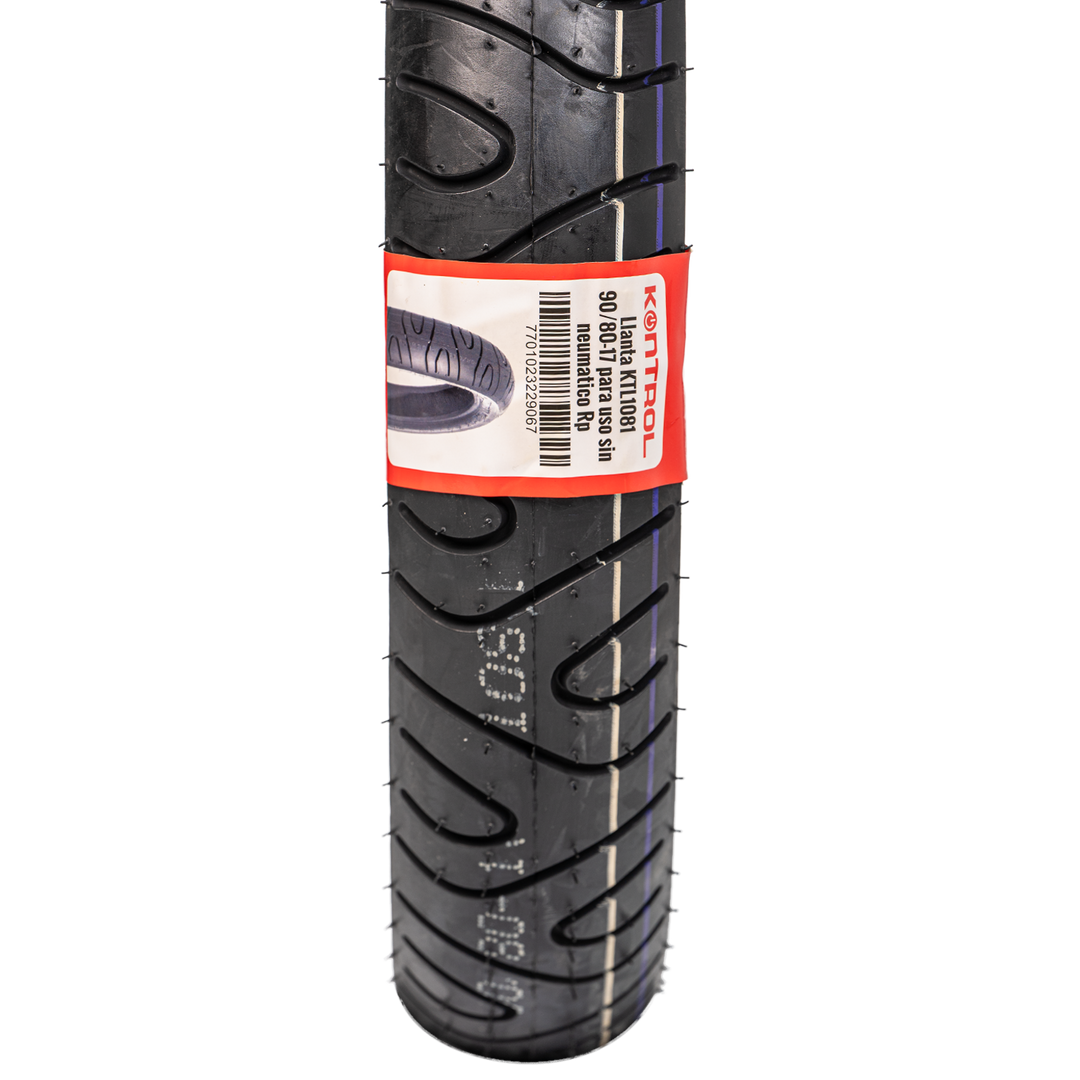 Llanta KONTROL 090/80-17 KNT1081 Delantera Sellomatic