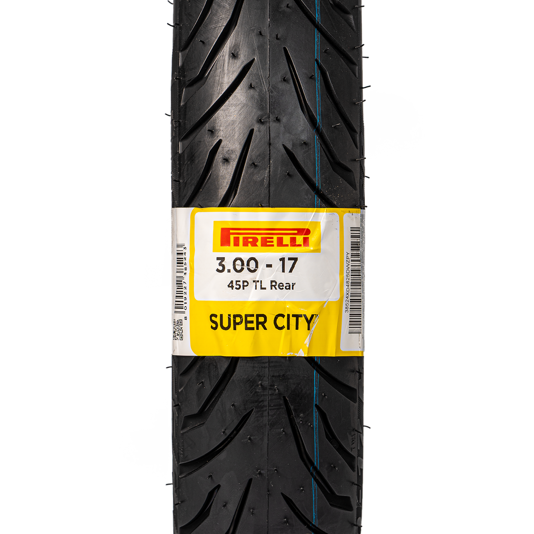 Llanta Pirelli 3.00-17 SUPER CITY Trasera Sellomatic