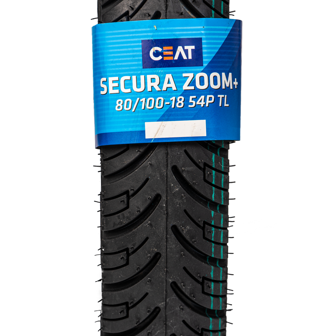 Llanta CEAT 80/100-18 SECURA ZOOM Sellomatic