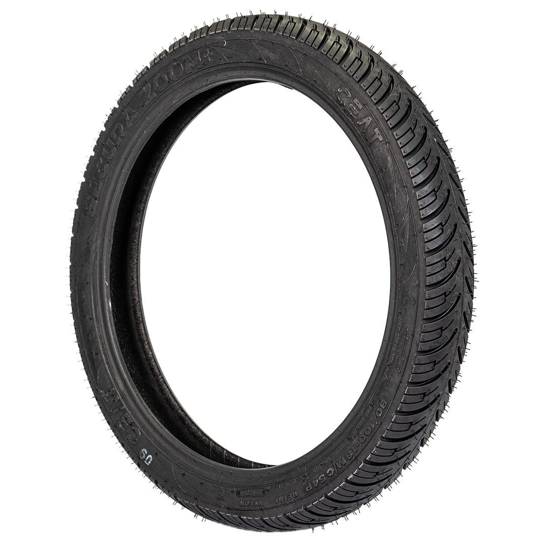 Llanta CEAT 80/100-18 SECURA ZOOM Sellomatic