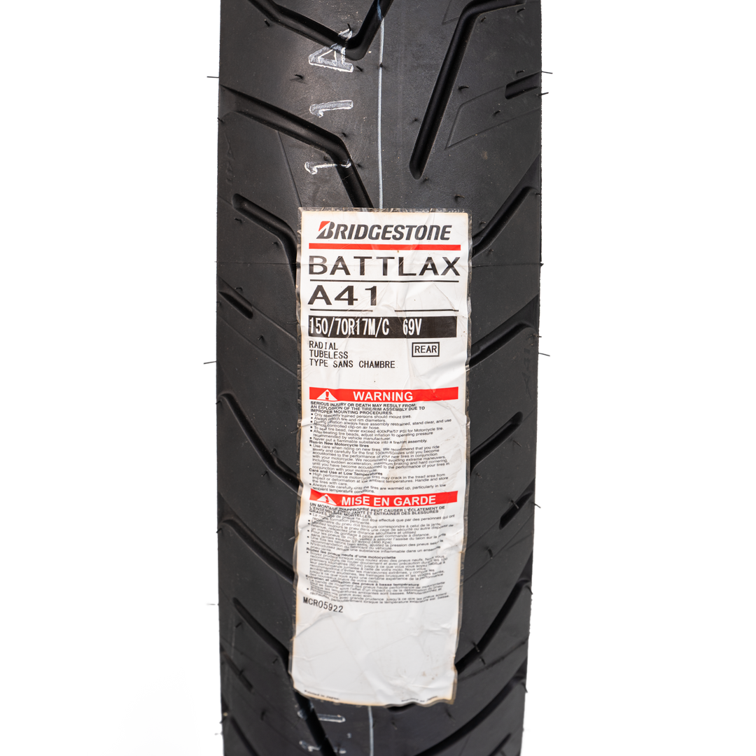 Llanta Bridgestone 150/70R-17 BATTLAX A41R Trasera - Mundimotos
