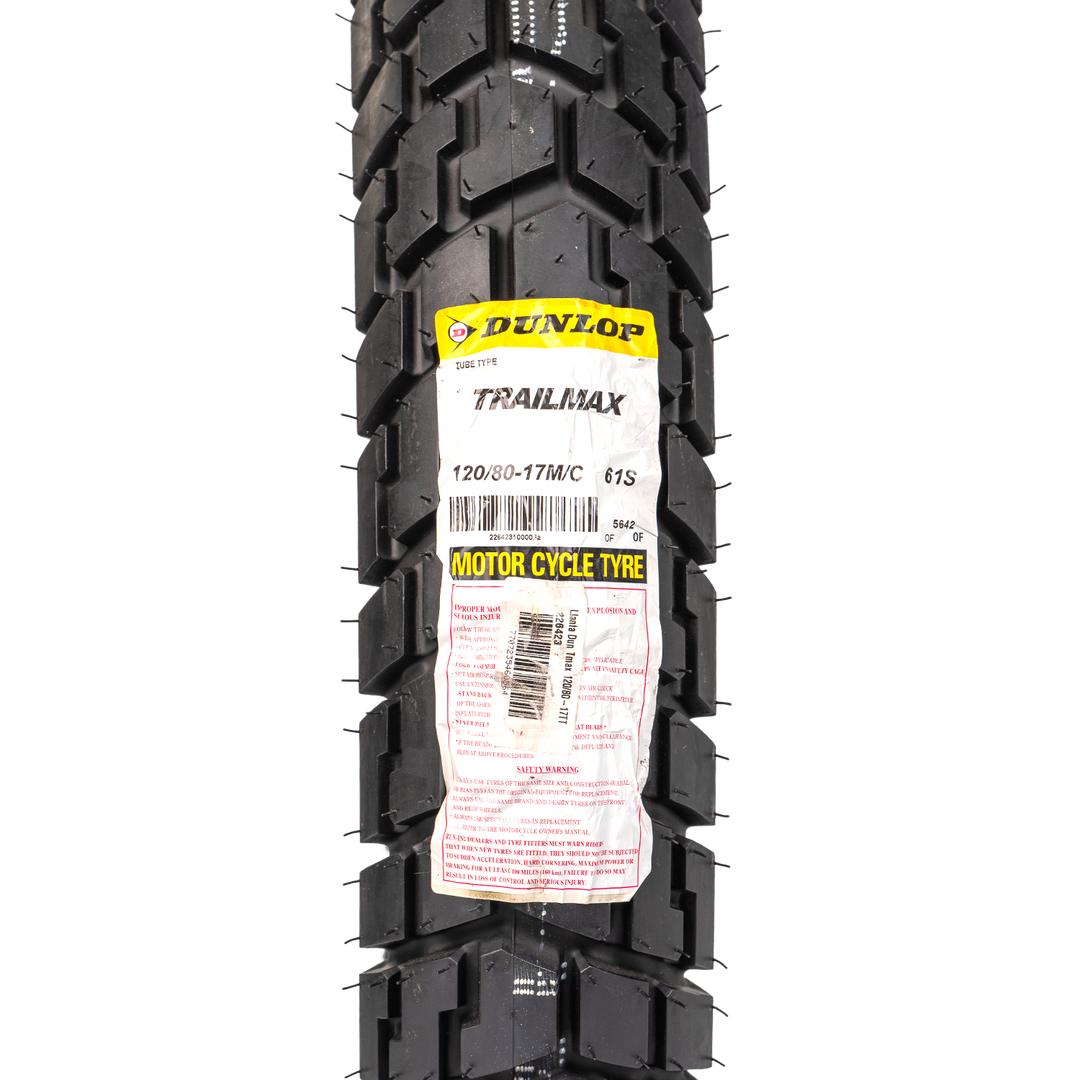 Llanta Dunlop 120/80-17 TRAILMAX Neumatico - Mundimotos