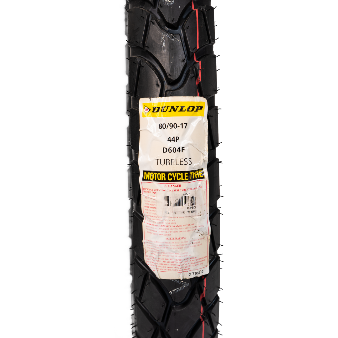 Llanta Dunlop 80/90 -17 D604F Delantera Sellomatic - Mundimotos