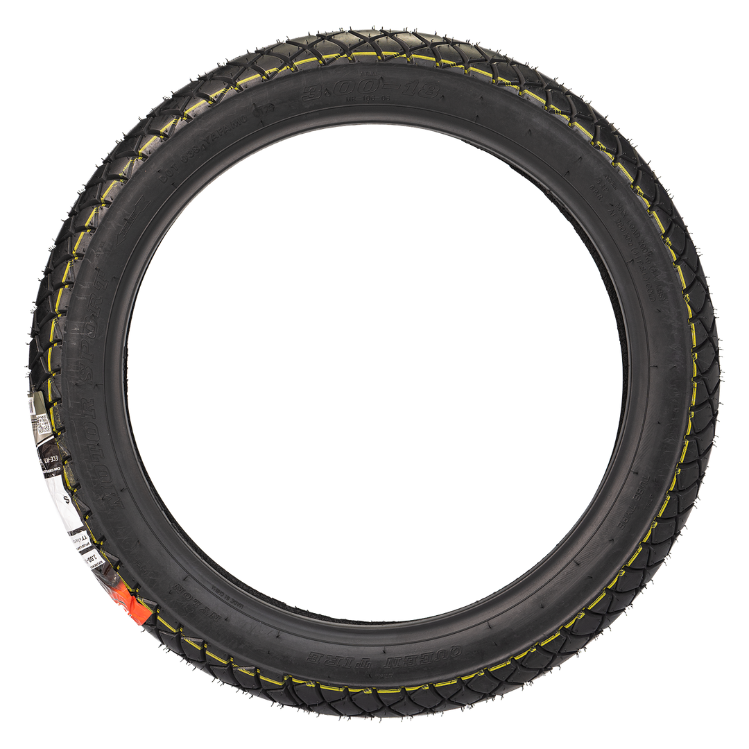 Llanta Queen Tire 3.00-18 MR106 Trasera Neumatico - Mundimotos