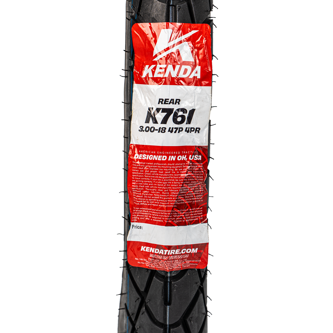 Llanta KENDA 3.00-18 K761 Trasera Neumatico