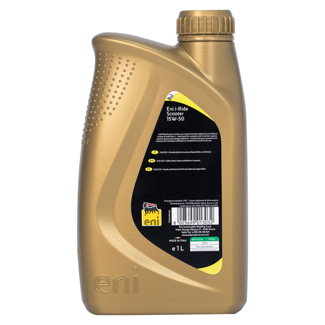 Aceite de Motor Eni 15W50 Mineral Scooter 4 Tiempos