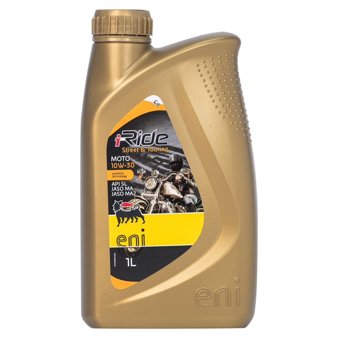 Aceite de Motor Eni 10W30 Semisintetico Ride Street 4 Tiempos