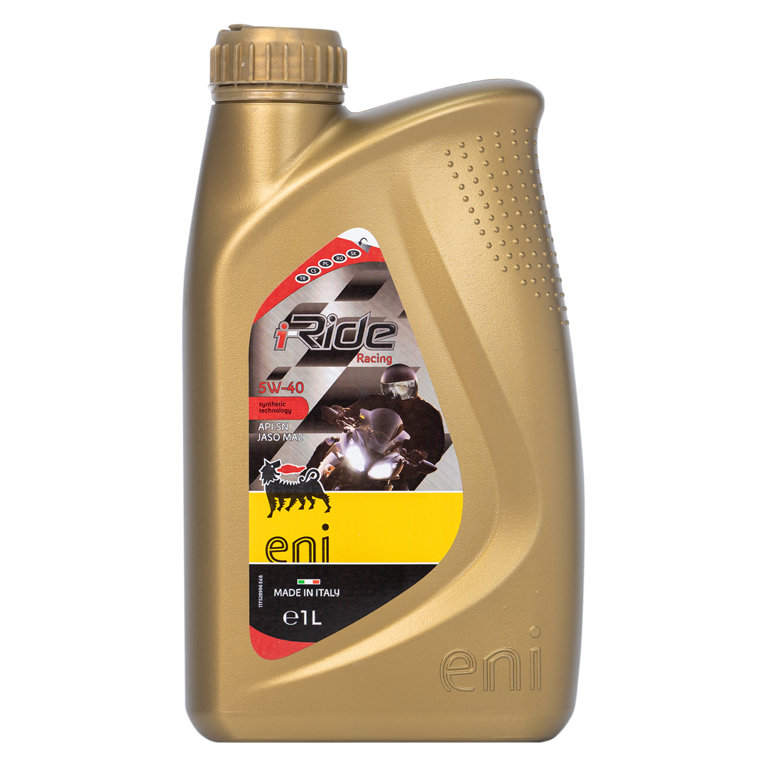 Aceite de Motor Eni 5W40 Sintetico Ride Racing 4 Tiempos