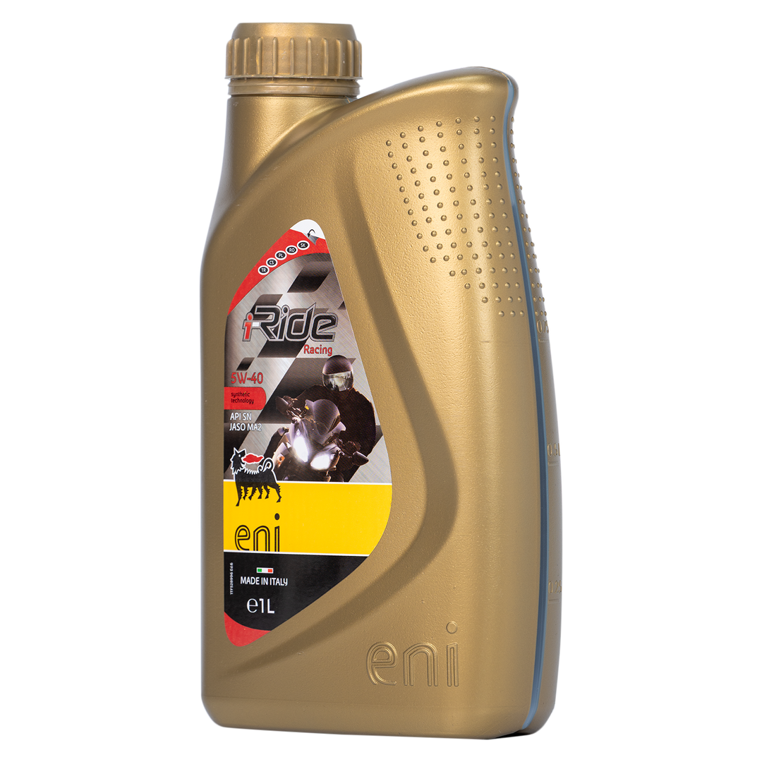 Aceite de Motor Eni 5W40 Sintetico Ride Racing 4 Tiempos
