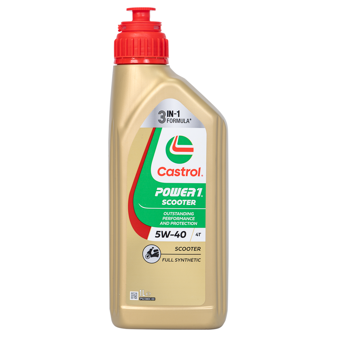 Aceite de Motor Castrol 5W40 Sintético Scooter Power1 4 Tiempos