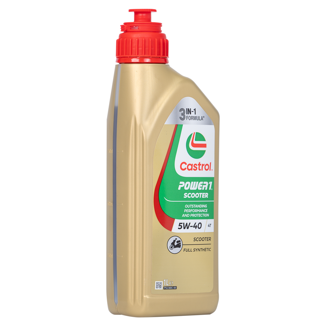 Aceite de Motor Castrol 5W40 Sintético Scooter Power1 4 Tiempos
