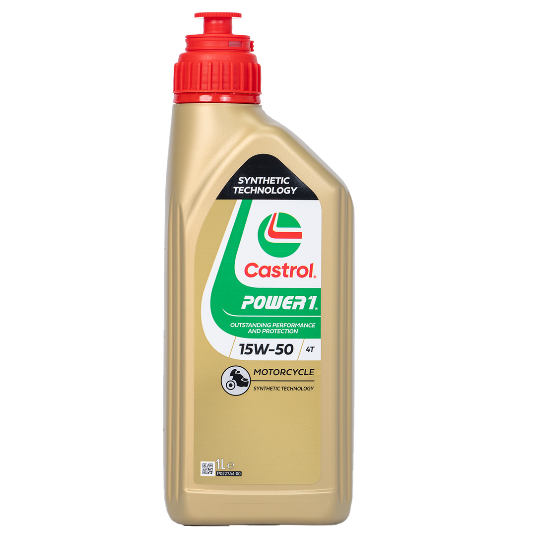 Aceite de Motor Castrol 15W50 Semisintetico Power1 4 Tiempos