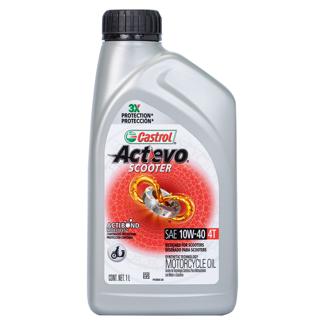 Aceite 10W40 Actevo Scooter Semisintético Castrol