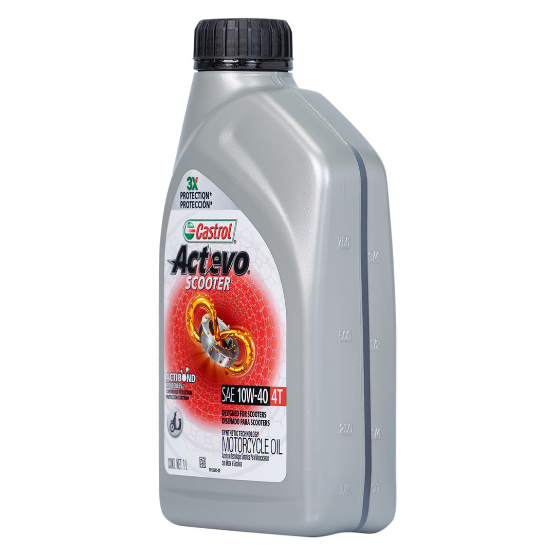 Aceite 10W40 Actevo Scooter Semisintético Castrol