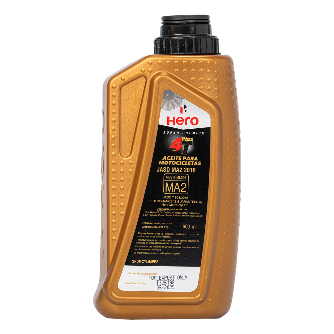 Aceite de Motor Hero 10W30 Semisintetico Freemplus 4 Tiempos