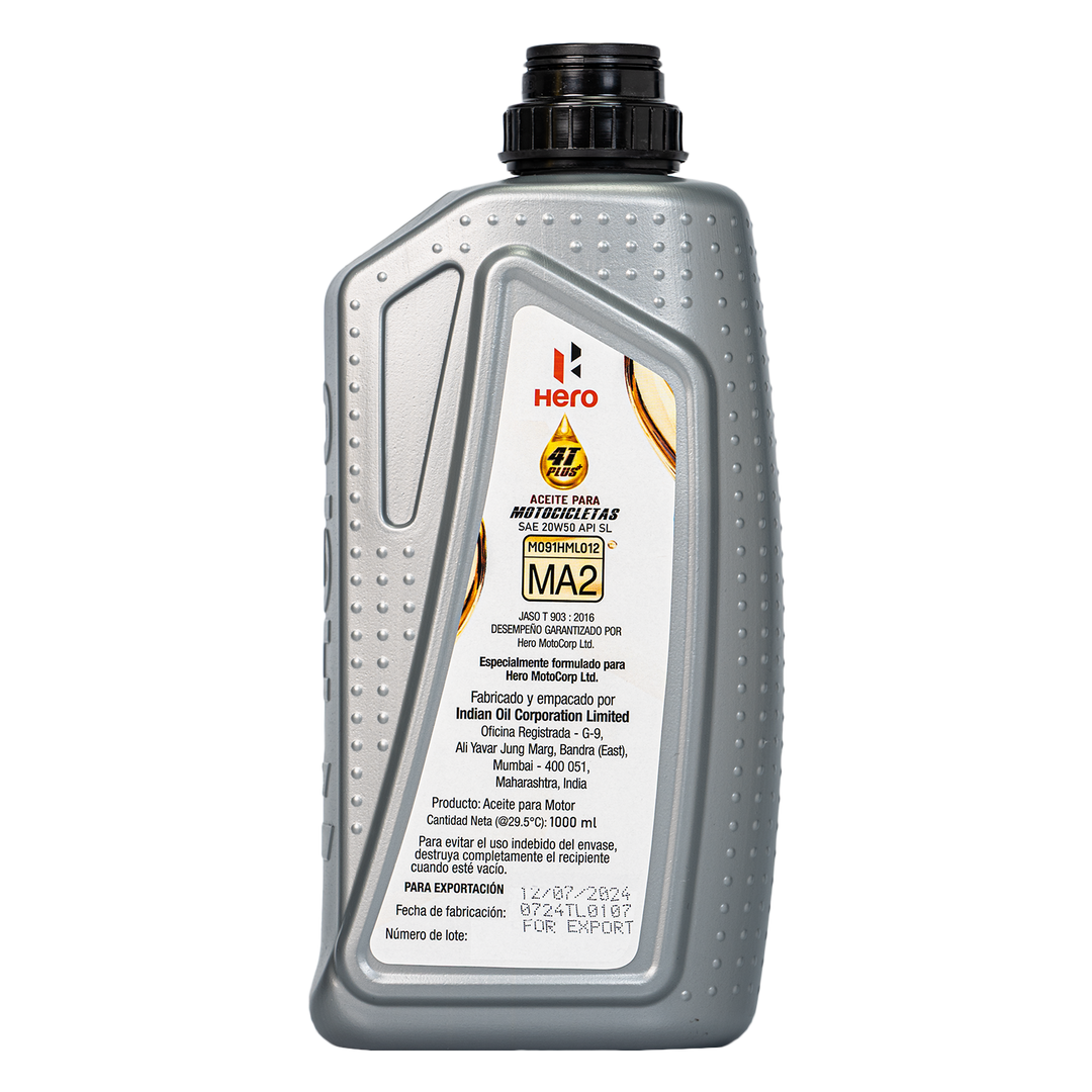 Aceite de Motor Hero 20W50 Mineral