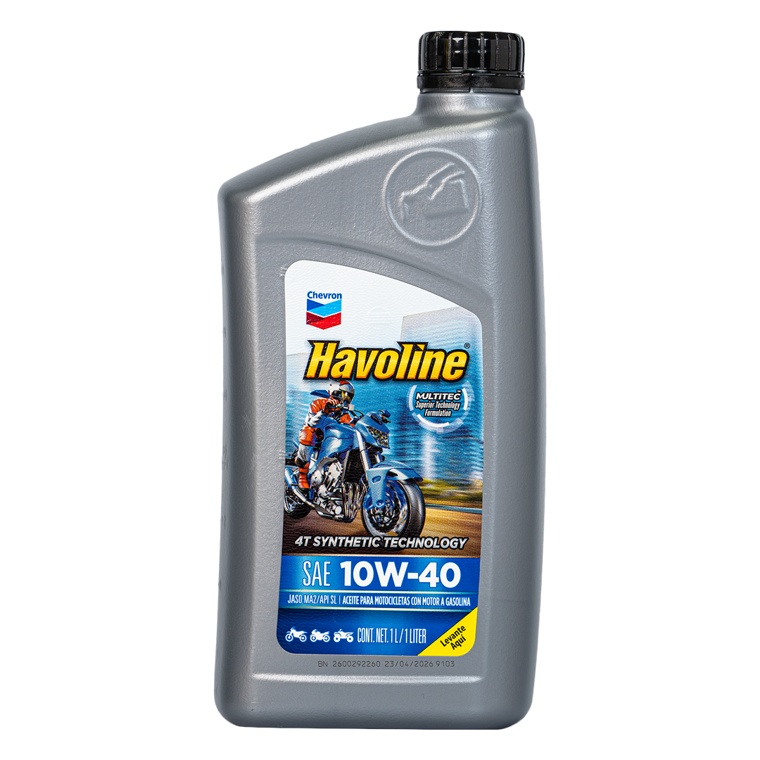 Aceite de Motor Havoline 10W40 Semisintético
