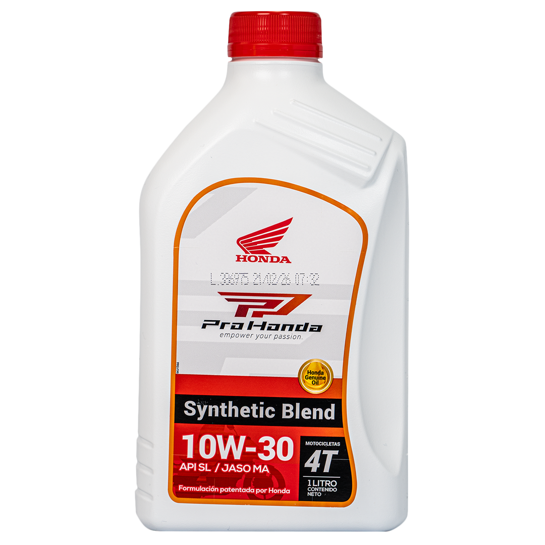 Aceite de Motor Pro Honda 10W30 Semisintetico 4 Tiempos