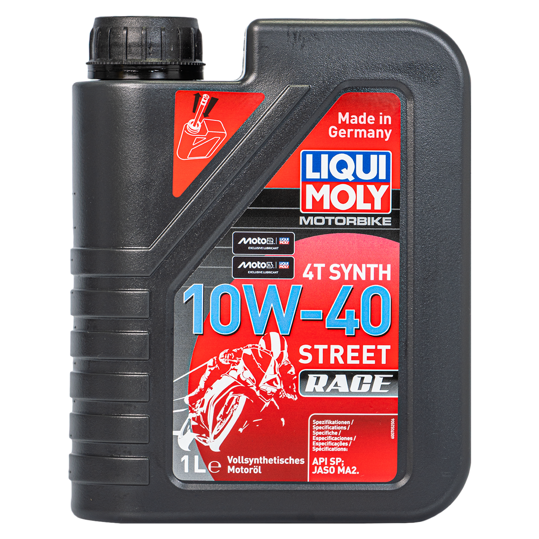 Liqui Moly 10W40 Synthetic Street Race 4-Stroke Engine Oil