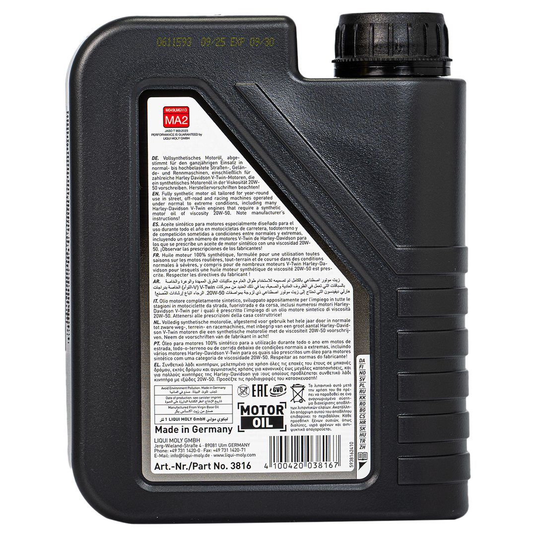 Aceite de Motor Liqui Molly 20W50 Sintético