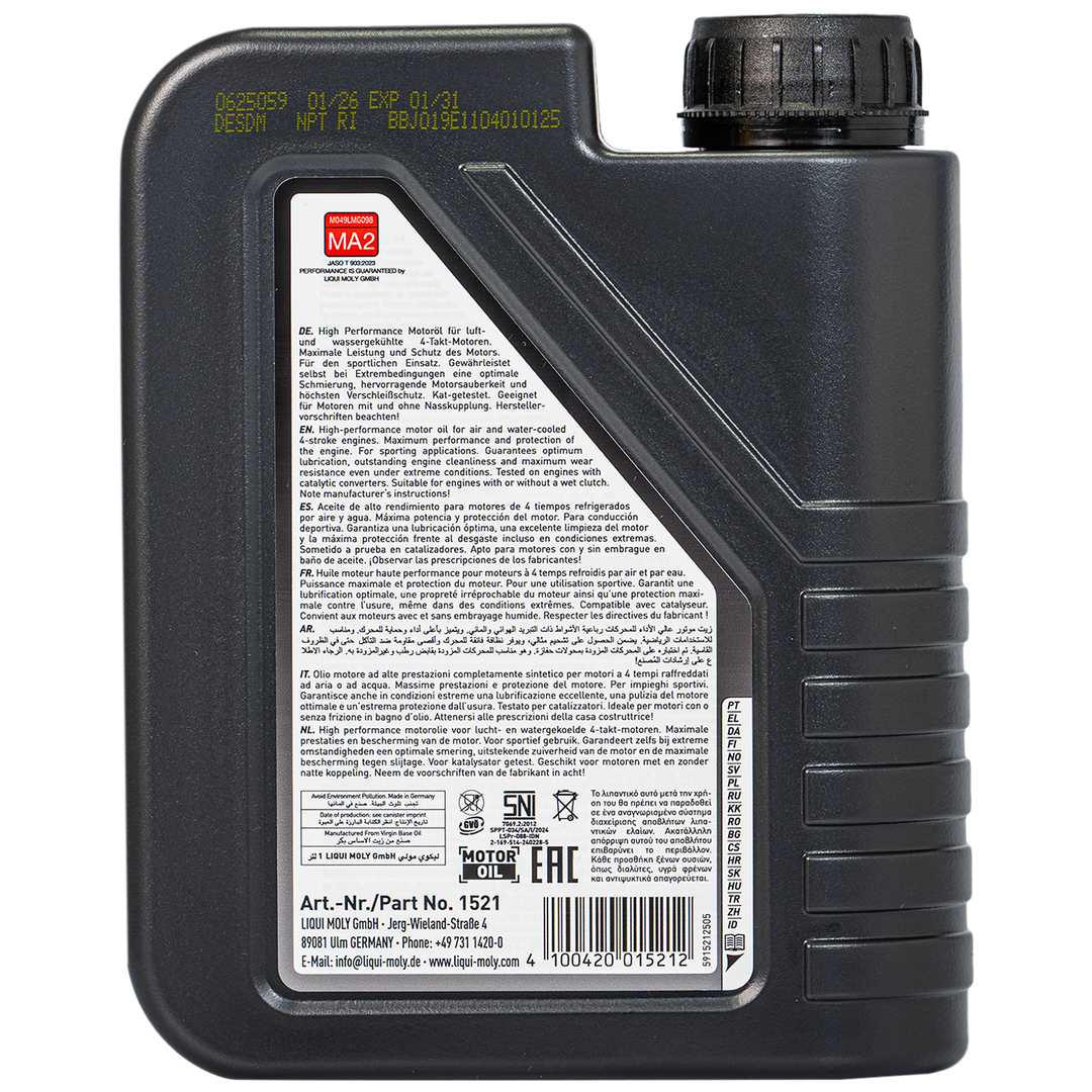 Liqui Moly 10W40 Semi-Synthetic Street 4-Stroke Engine Oil