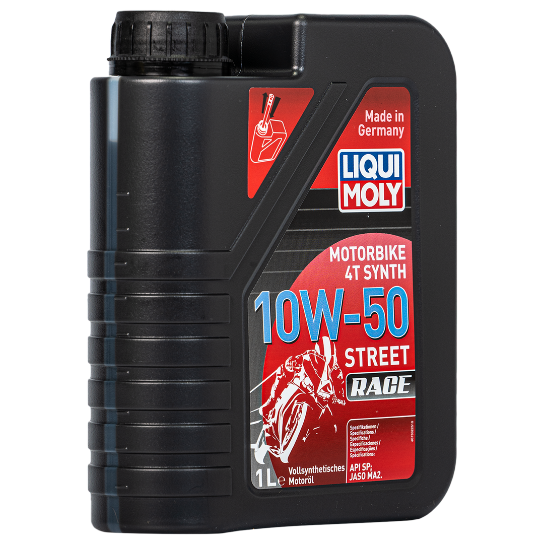 Aceite de Motor Liqui Moly 10W50 Sintetico Street Race 4 Tiempos
