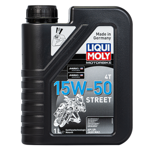 Aceite de Motor LIQUI MOLY 15W50 Semisintetico Street 4 Tiempos