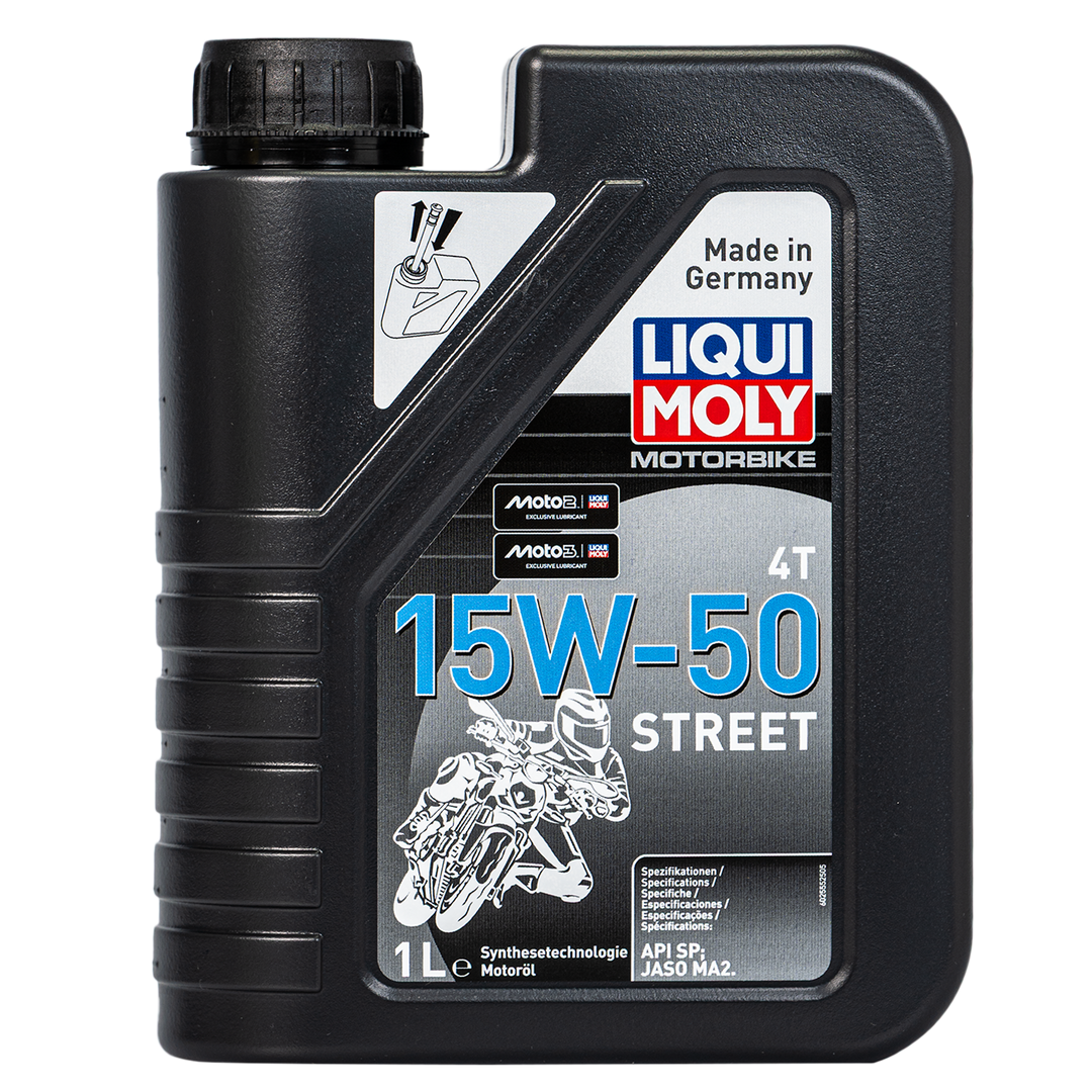 Liqui Moly 15W50 Semi-Synthetic Street 4-Stroke Engine Oil