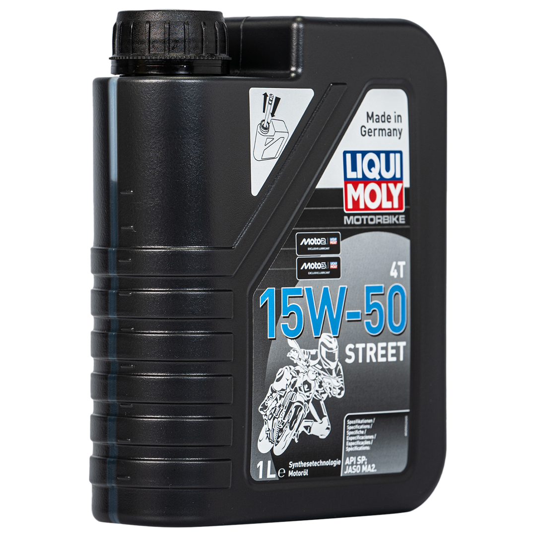 Liqui Moly 15W50 Semi-Synthetic Street 4-Stroke Engine Oil