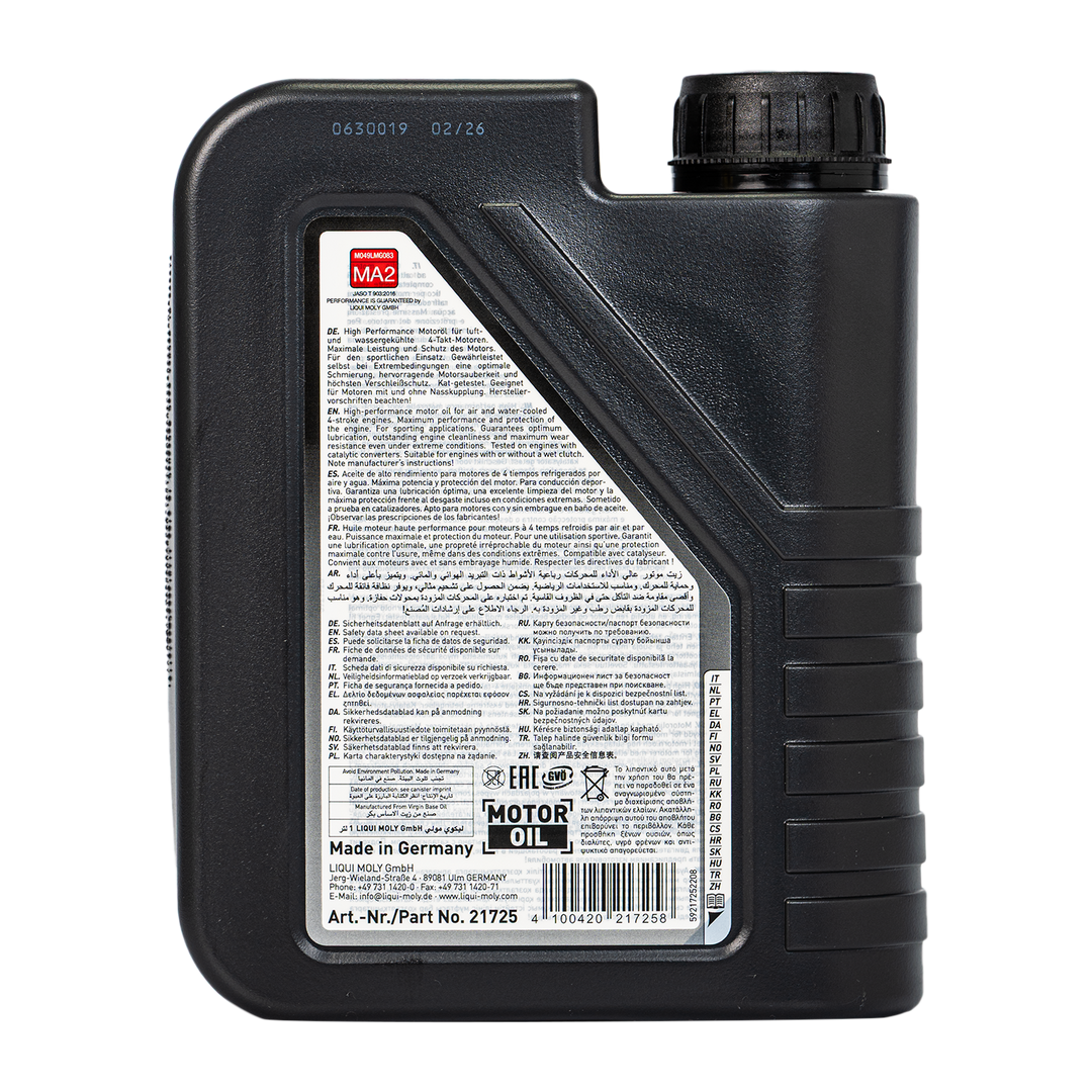 Liqui Moly 10W50 Semi-Synthetic Street 4-Stroke Engine Oil