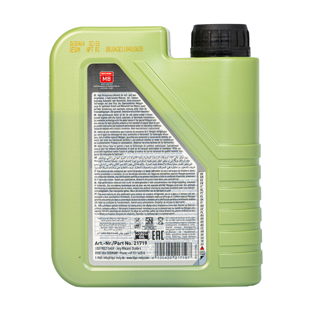 10W40 SCOOTER OIL LIQUIMOLY MOLYGEN SEMI-SYNTHETIC