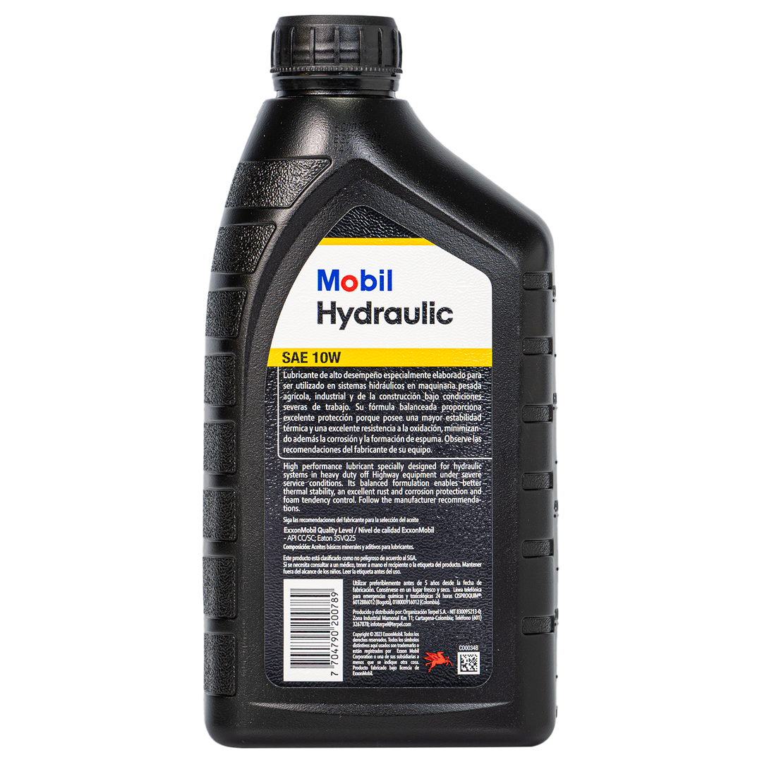 Aceite de Suspensión Hidráulico Mobil 10W Mineral