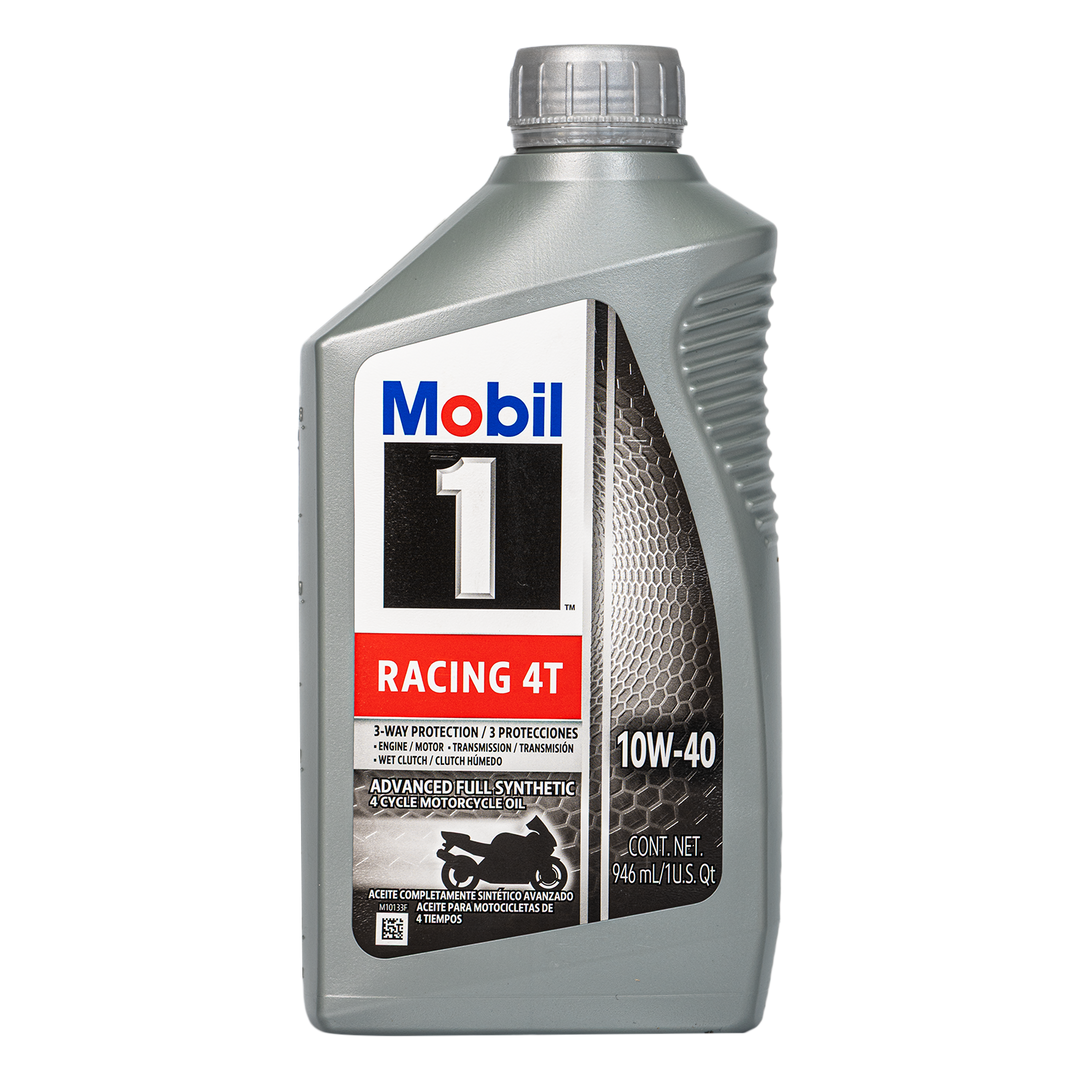Mobil 10W40 Synthetic Racing 4-Stroke Motor Oil