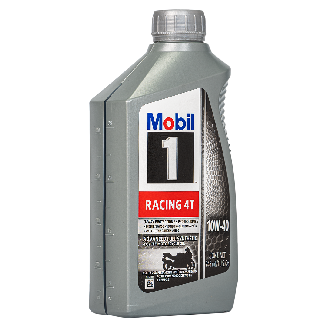 Mobil 10W40 Synthetic Racing 4-Stroke Motor Oil