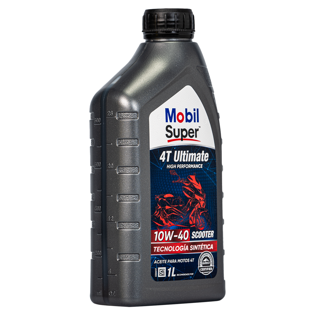 Aceite de Motor Mobil 10W40 Semisintetico Ultra Scooter 4 Tiempos