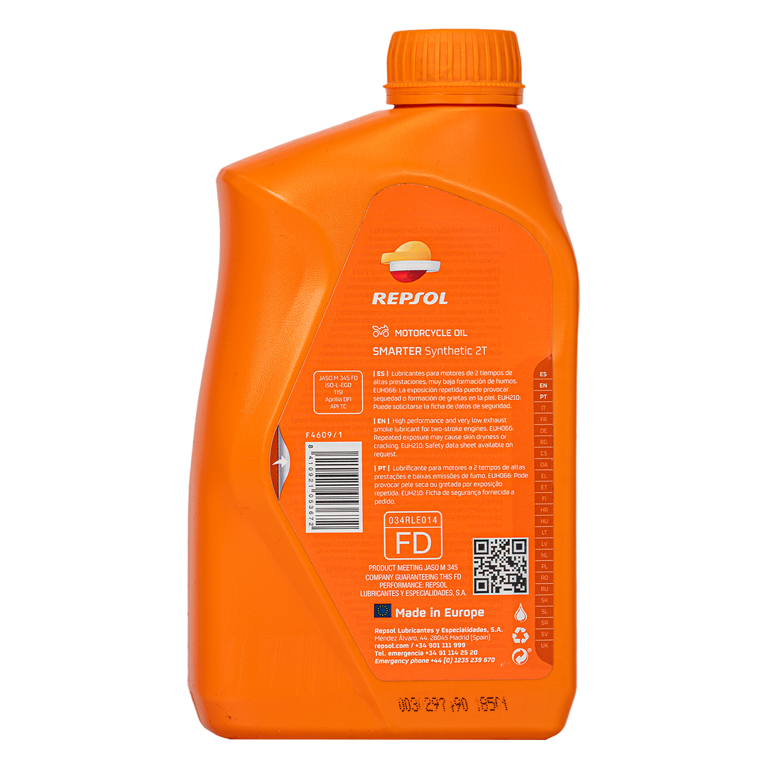 Aceite de Motor Repsol Semisintetico Synthetic 2 Tiempos