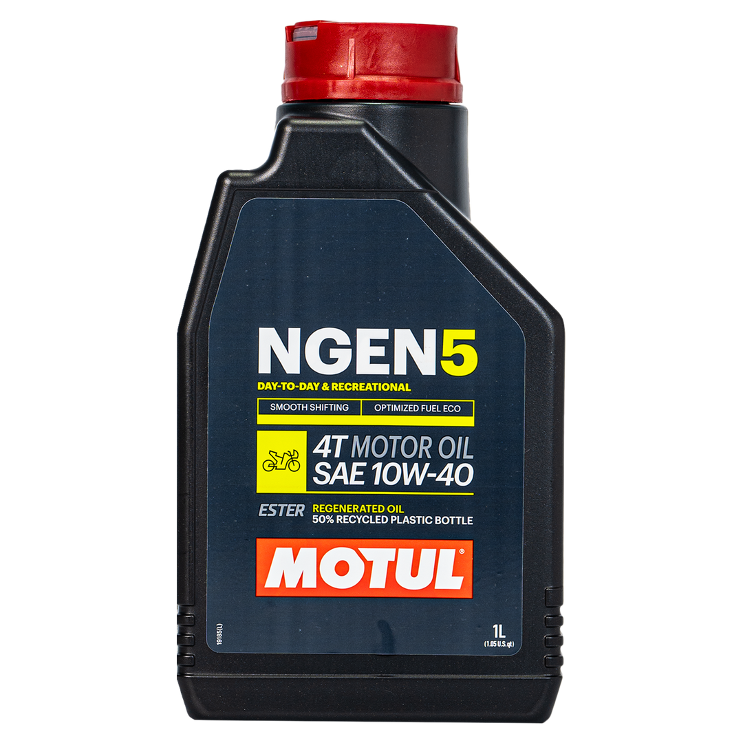Aceite de Motor Motul 10W40 Semisintetico NGEN5 4 Tiempos