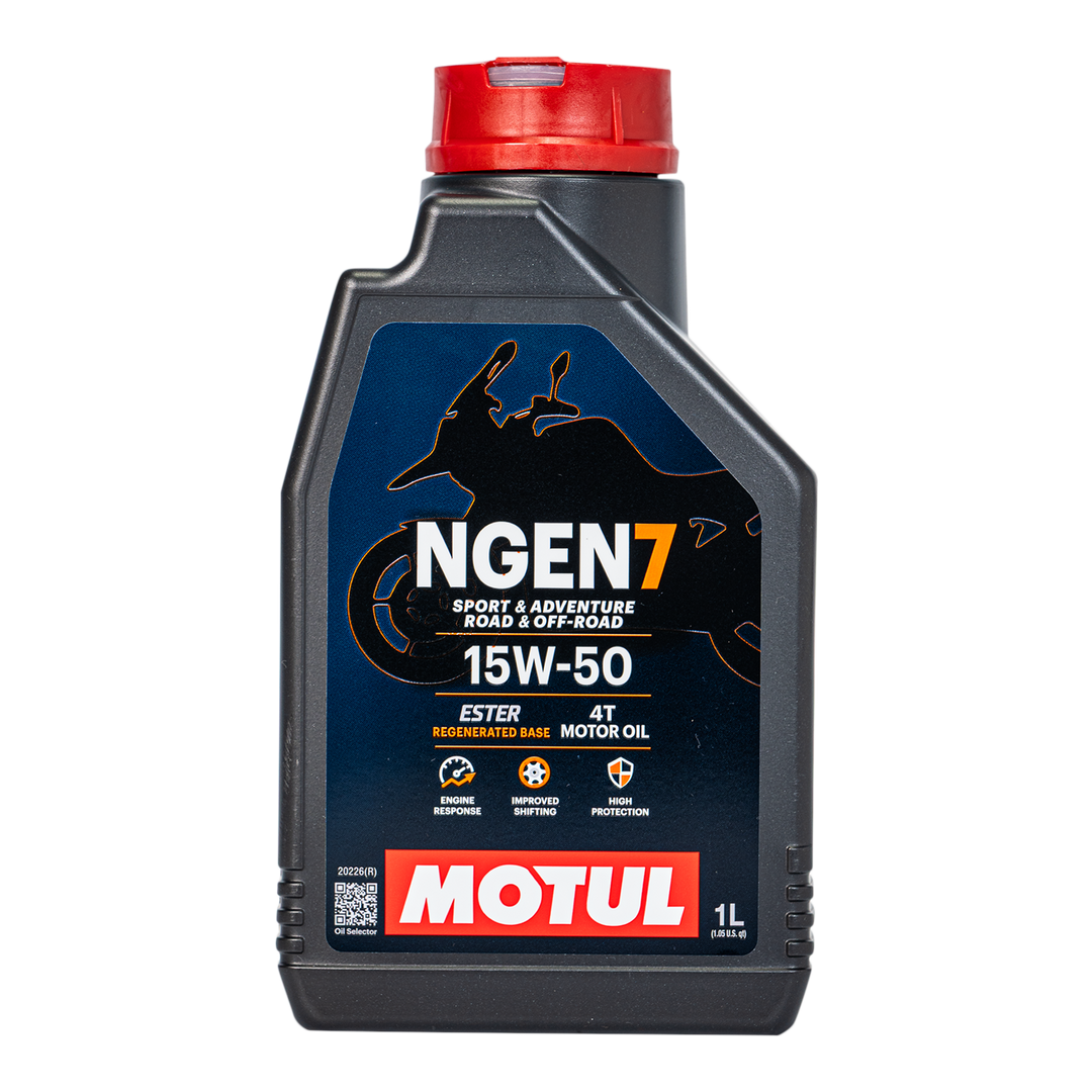 Aceite de Motor Motul 15W50 Sintetico NGEN7 4 Tiempos