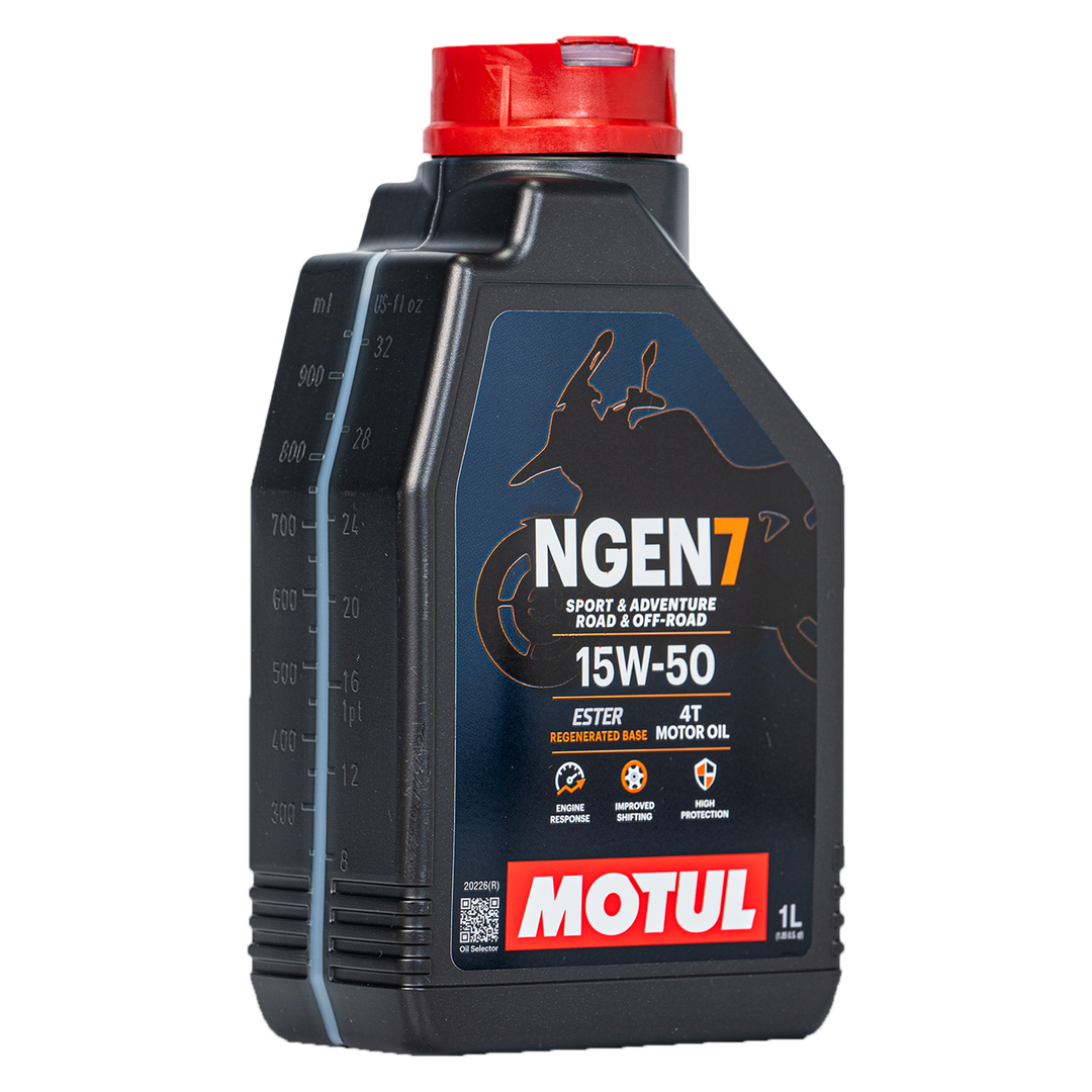 Aceite de Motor Motul 15W50 Sintetico NGEN7 4 Tiempos