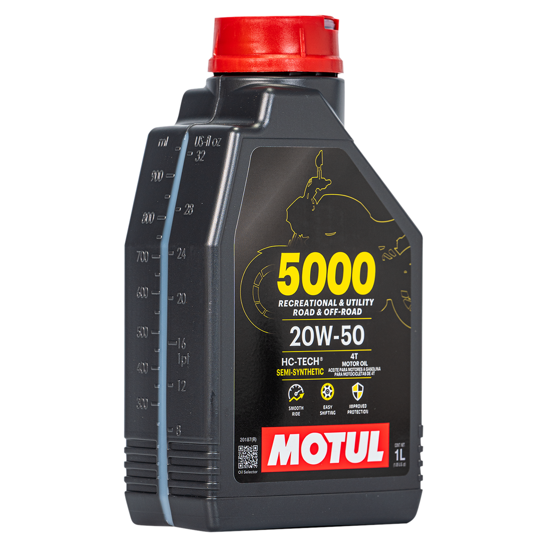 Motul 20W50 Semi-Synthetic 5000 4-Stroke Engine Oil